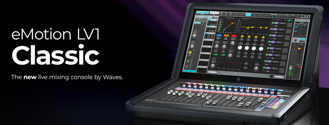 Waves eMotion LV1 Classic - digitalni mikser