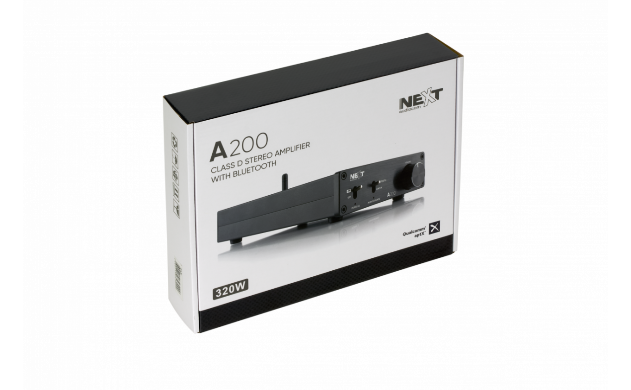 NEXT Audiocom A200 -stereo pojačalo 200W - Bluetooth