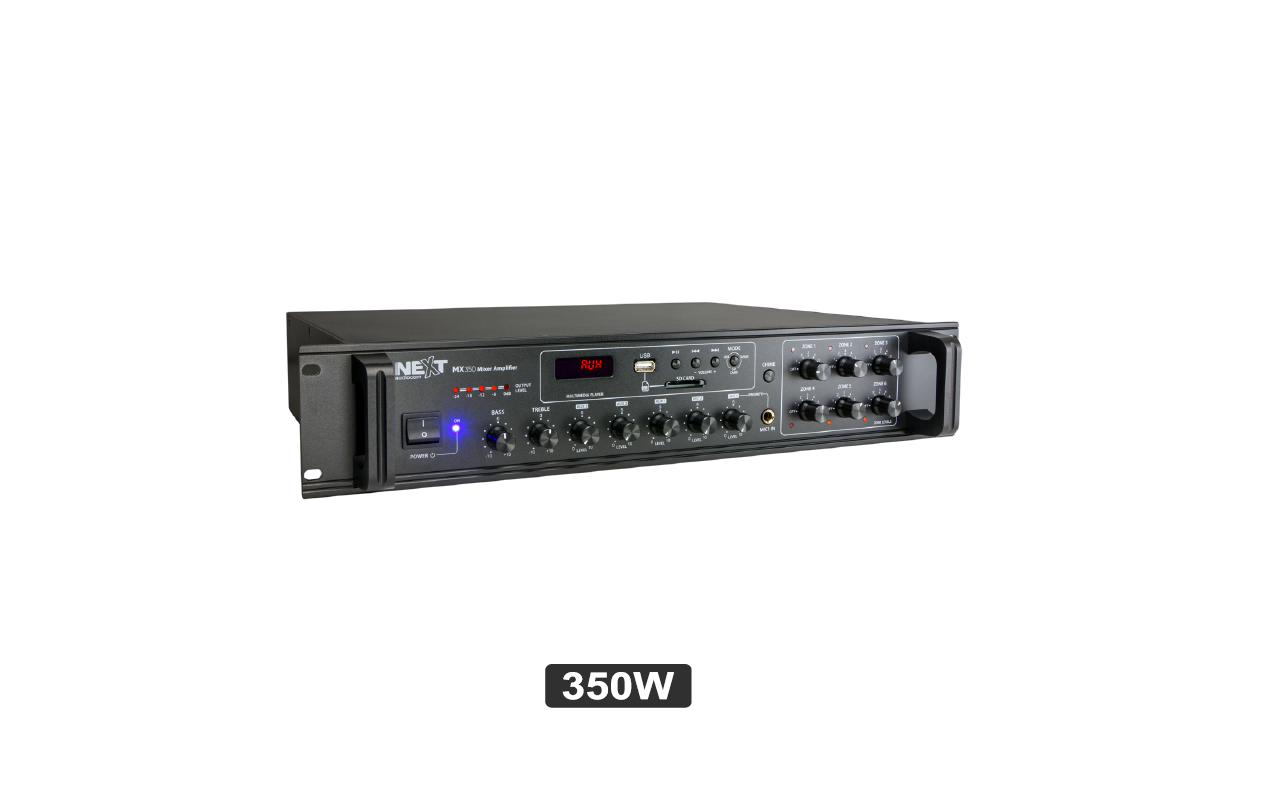 NEXT Audiocom MX350 6 zonski mikser/pojačalo 350W