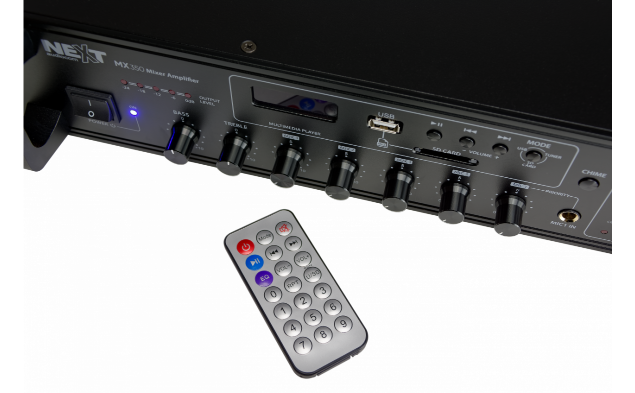 NEXT Audiocom MX350 6 zonski mikser/pojačalo 350W