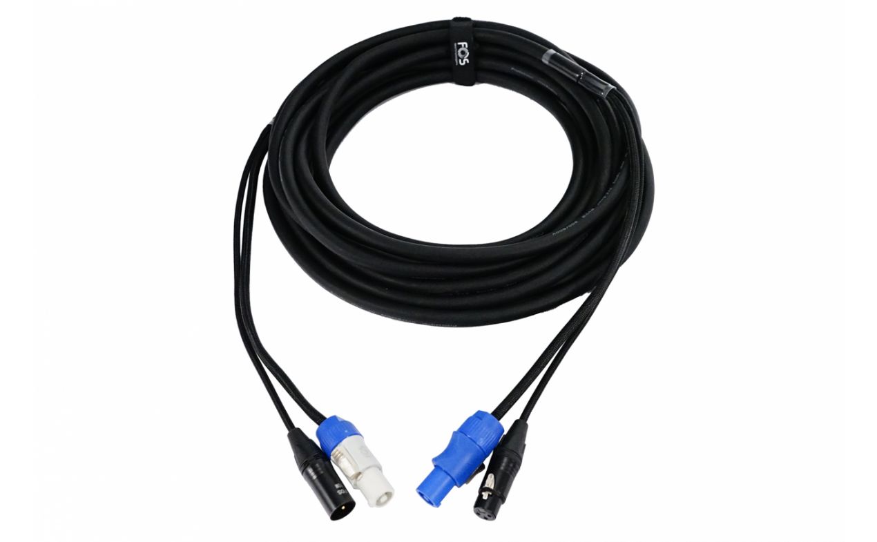 FOS PowerCon / DMX kabel FC-PDC-10