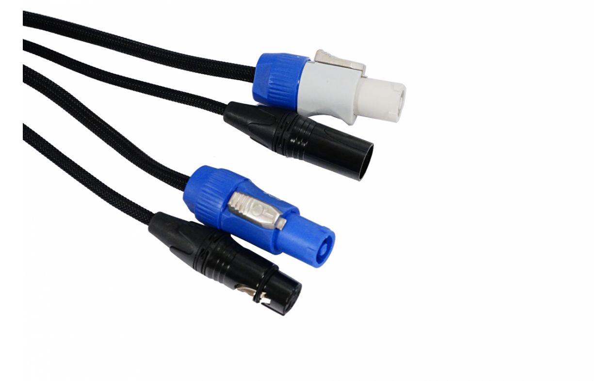 FOS PowerCon / DMX kabel FC-PDC-10
