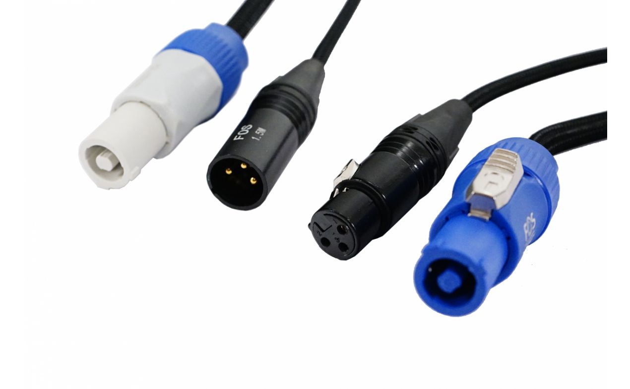 FOS PowerCon / DMX kabel FC-PDC-10