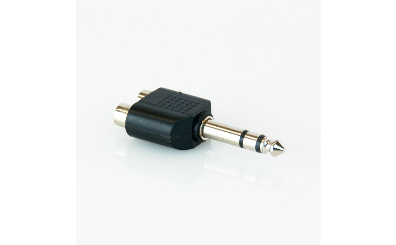 MA adapter HY1751 2xRCA na TRS 6.3 mm