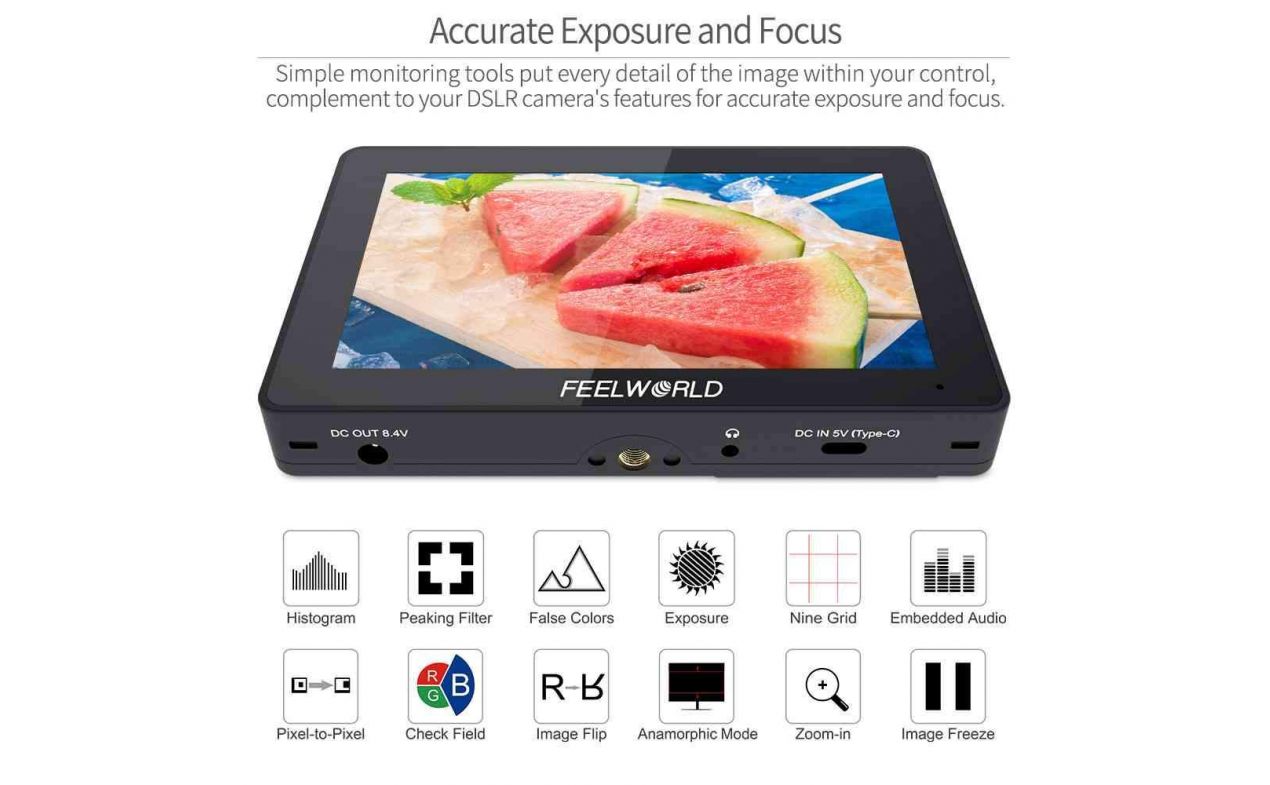 F5PRO V2 - monitor za kamere