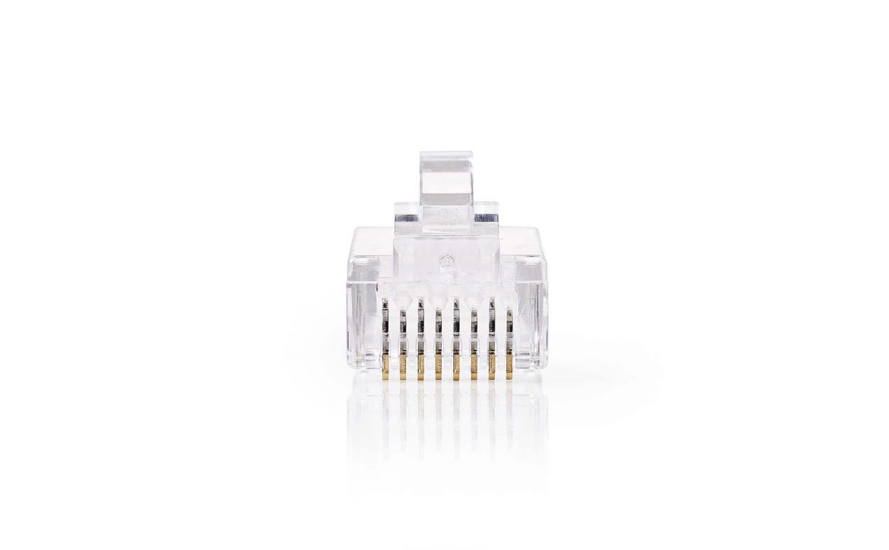 KONEKTOR 8-8 POLNI RJ-45 ( CAT 6 ) NEOKLOPLJENI