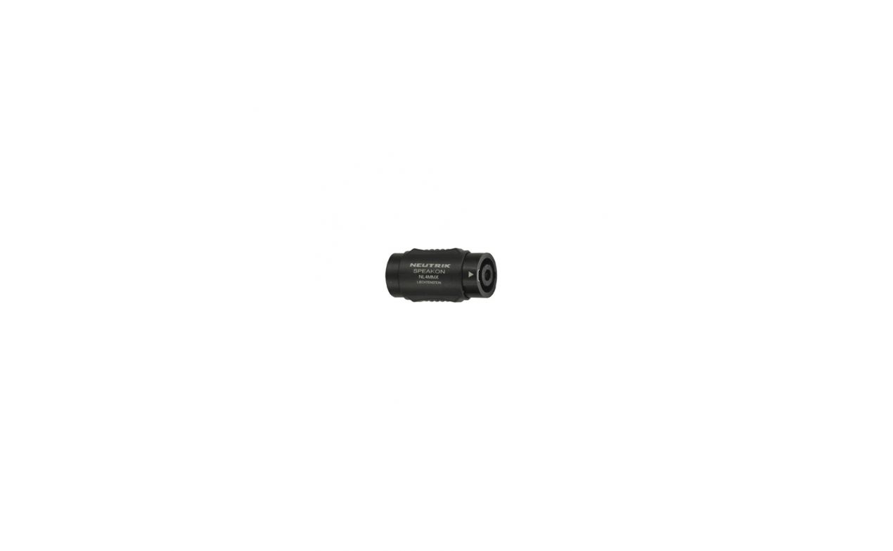NEUTRIK NL4MMX speakon 4-pol adapter