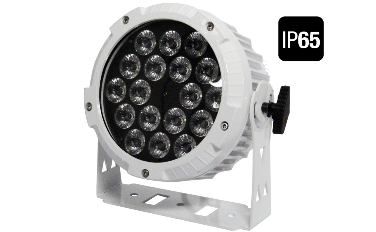 FOS Par 18x10WPRO IP65 Pearl, statična rasvjeta
