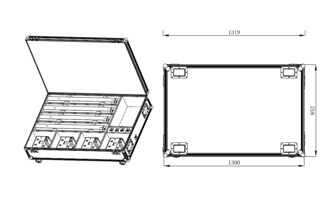FOS Case Luminus Pole