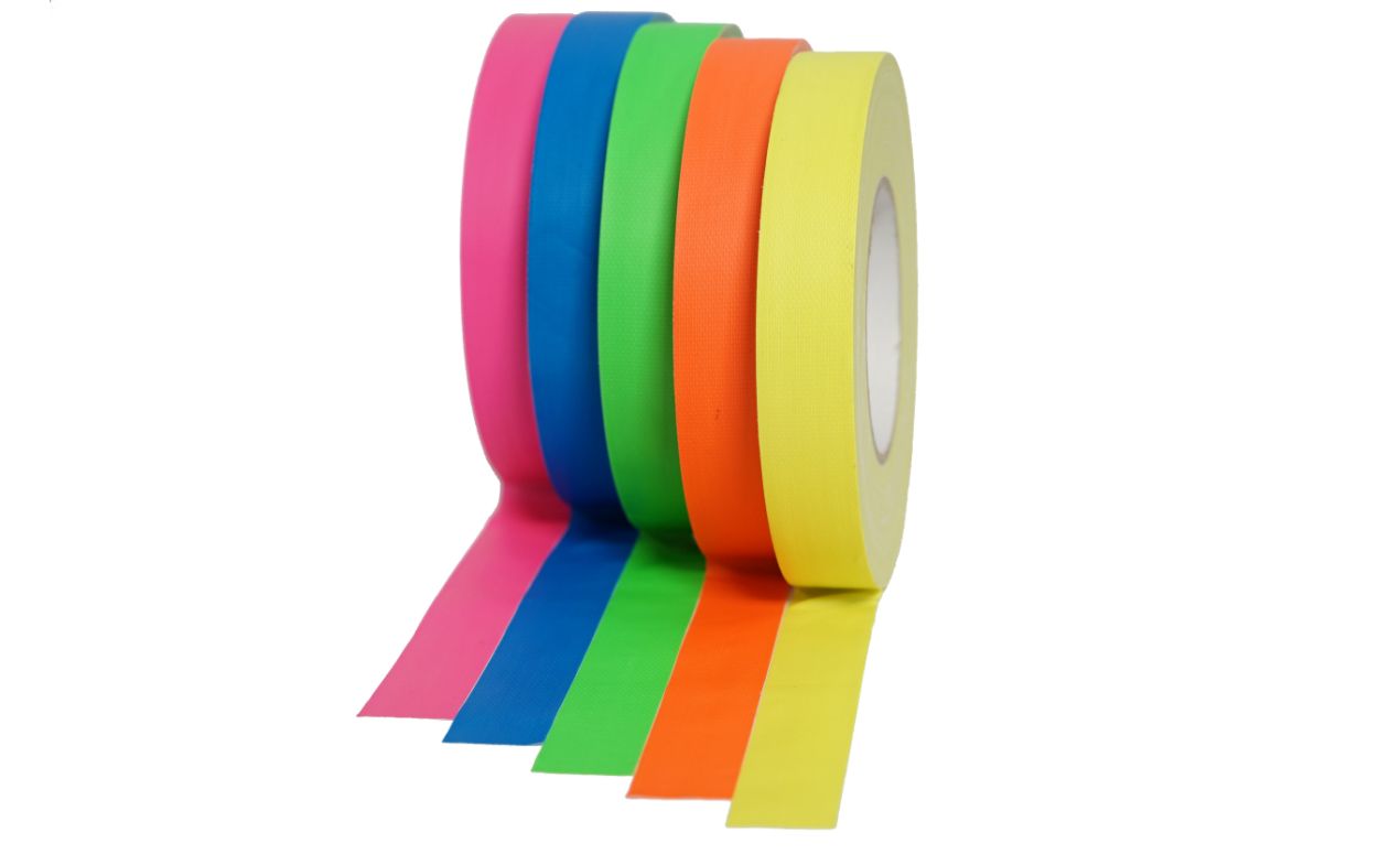 FOS Stage Tape 25mm x 50M Neon Yellow