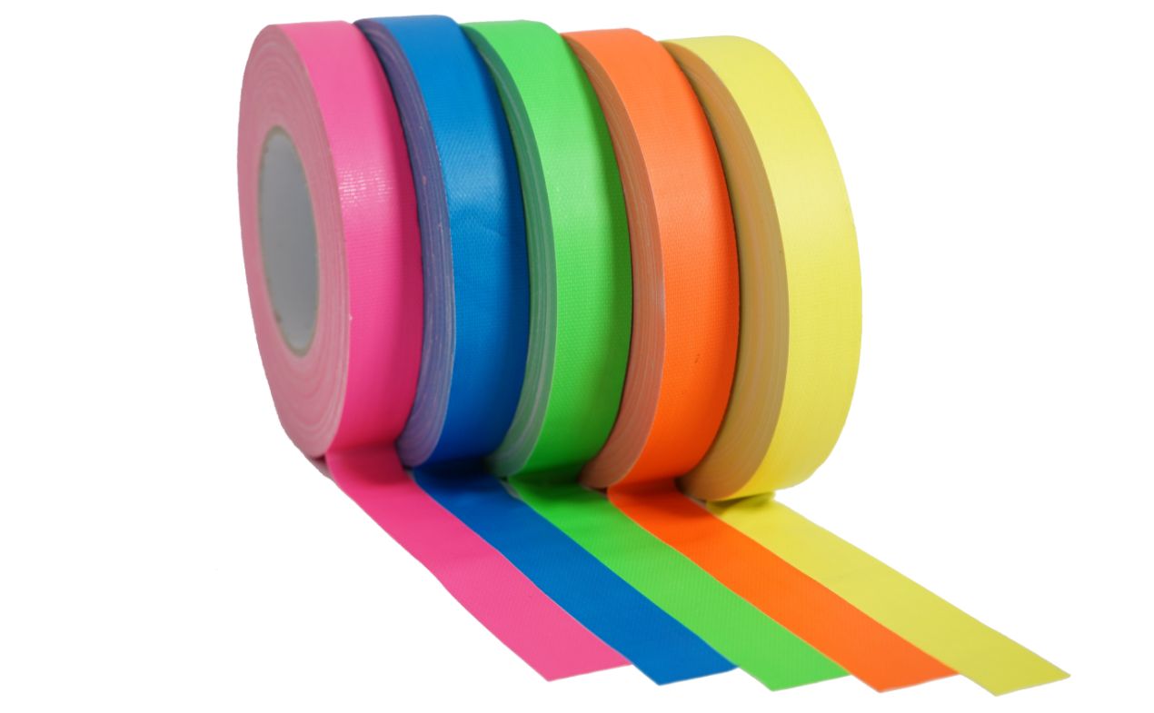 FOS Stage Tape 25mm x 50M Neon Yellow