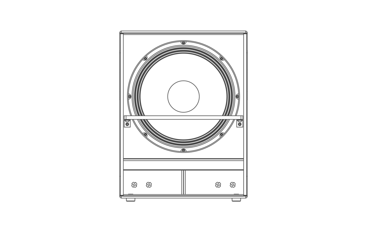 NEXT PFA18spHP pasivni subwoofer