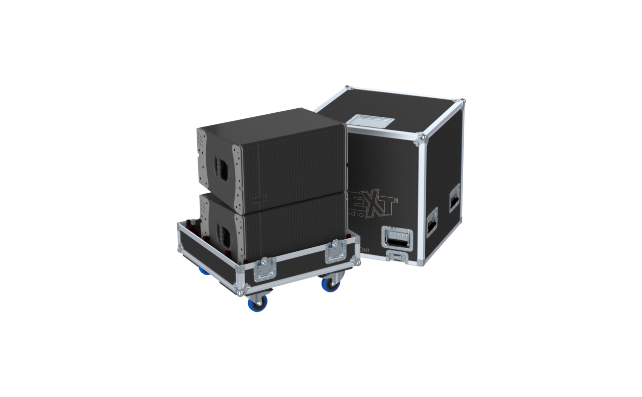 NEXT Flight case for 2x LA122