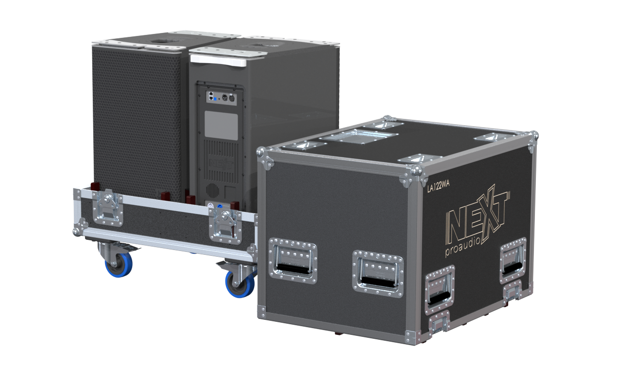 NEXT Flight Case for 2x LA122W