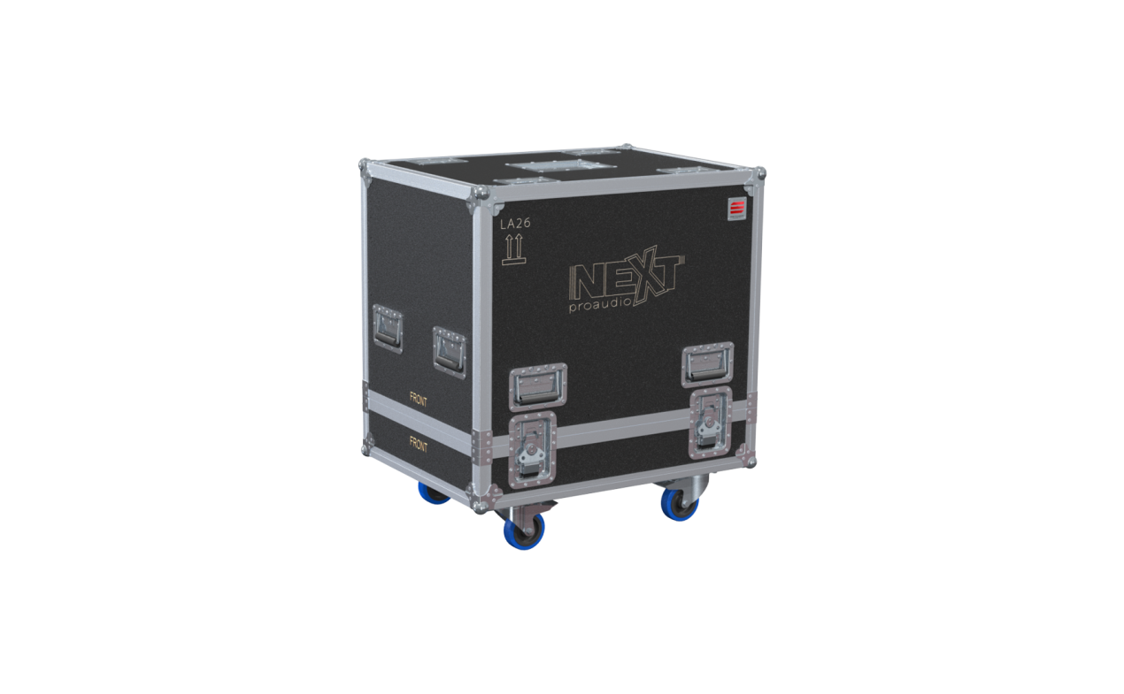 NEXT Flying case for 3x LA26 + Flying Frame
