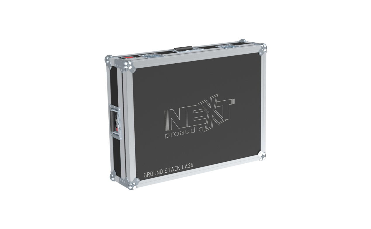 NEXT Flight case for 2x LA26 U-Bracket