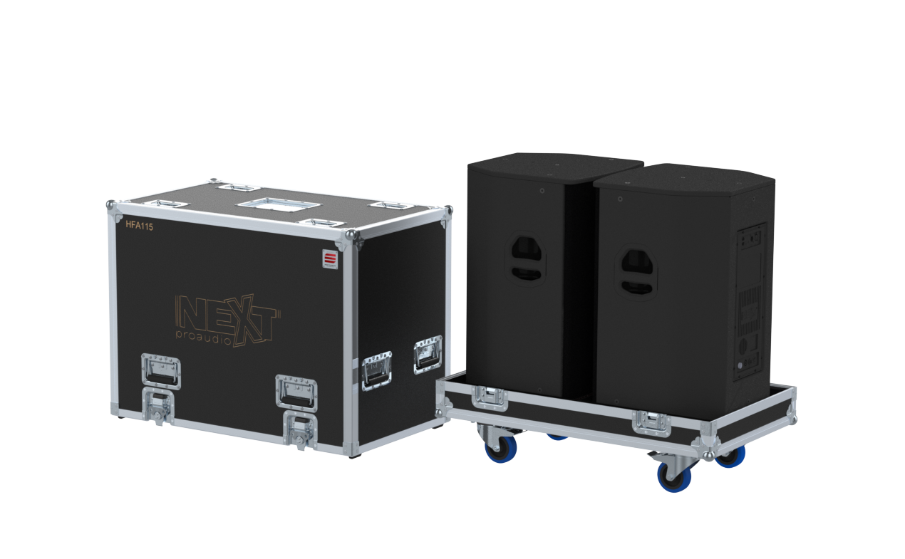 NEXT Flight case for 2x HFA115