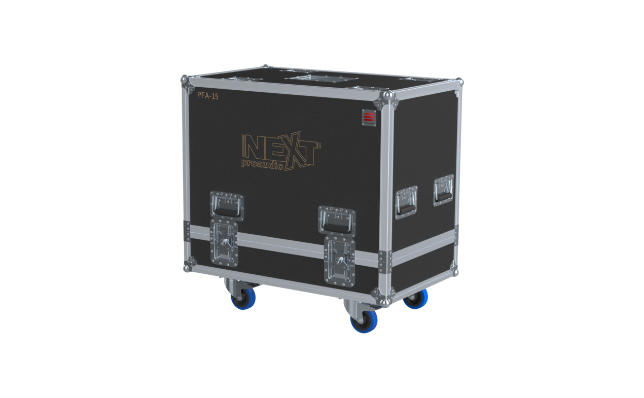 NEXT Flight case for 2x PFA15