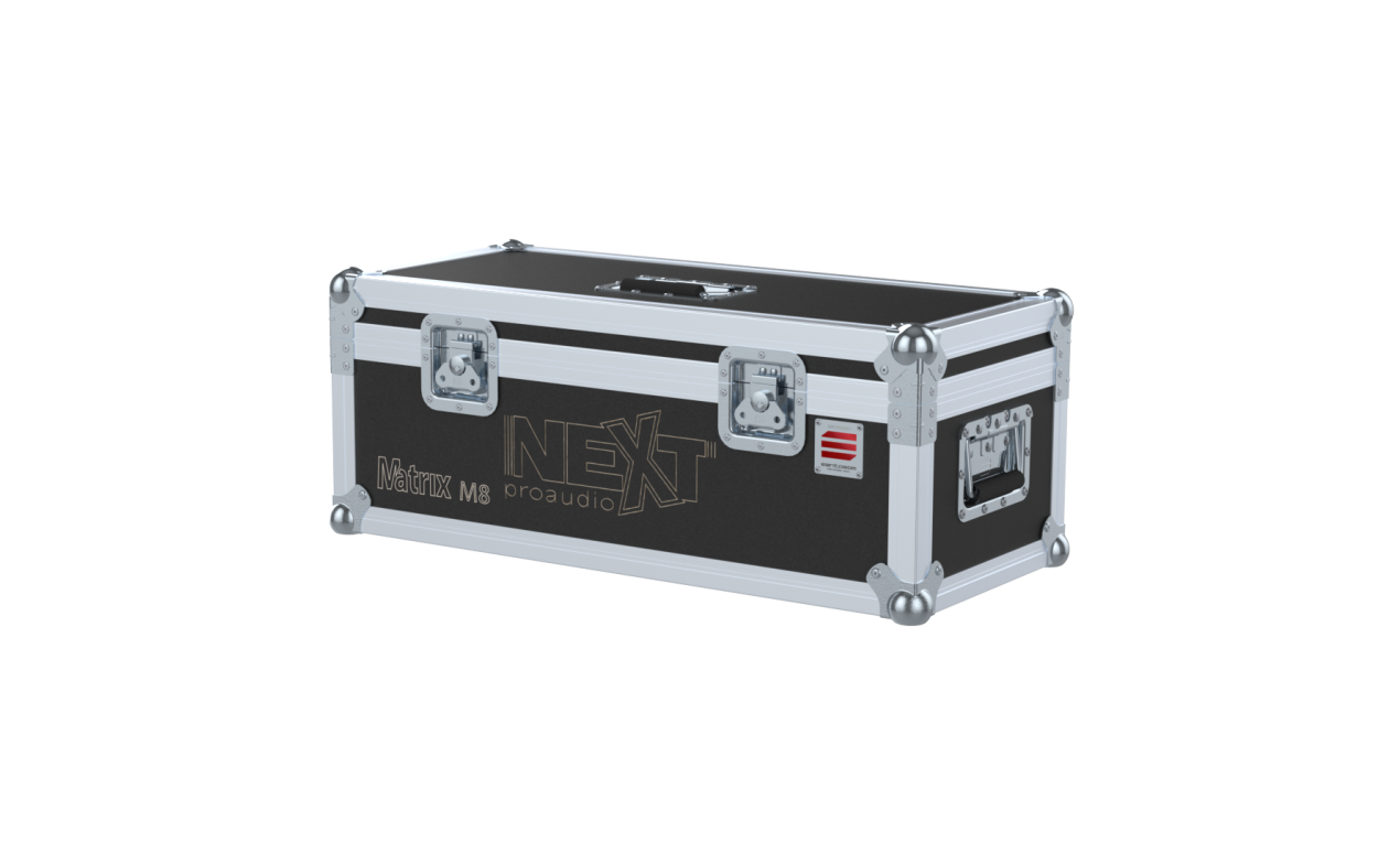 NEXT Flight case for 4x M8