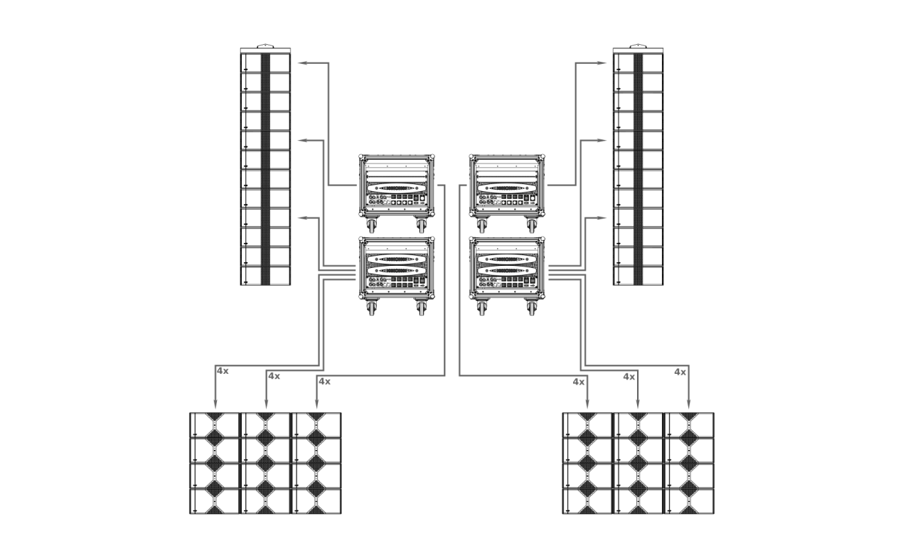NEXT LA212X - 12X12 system
