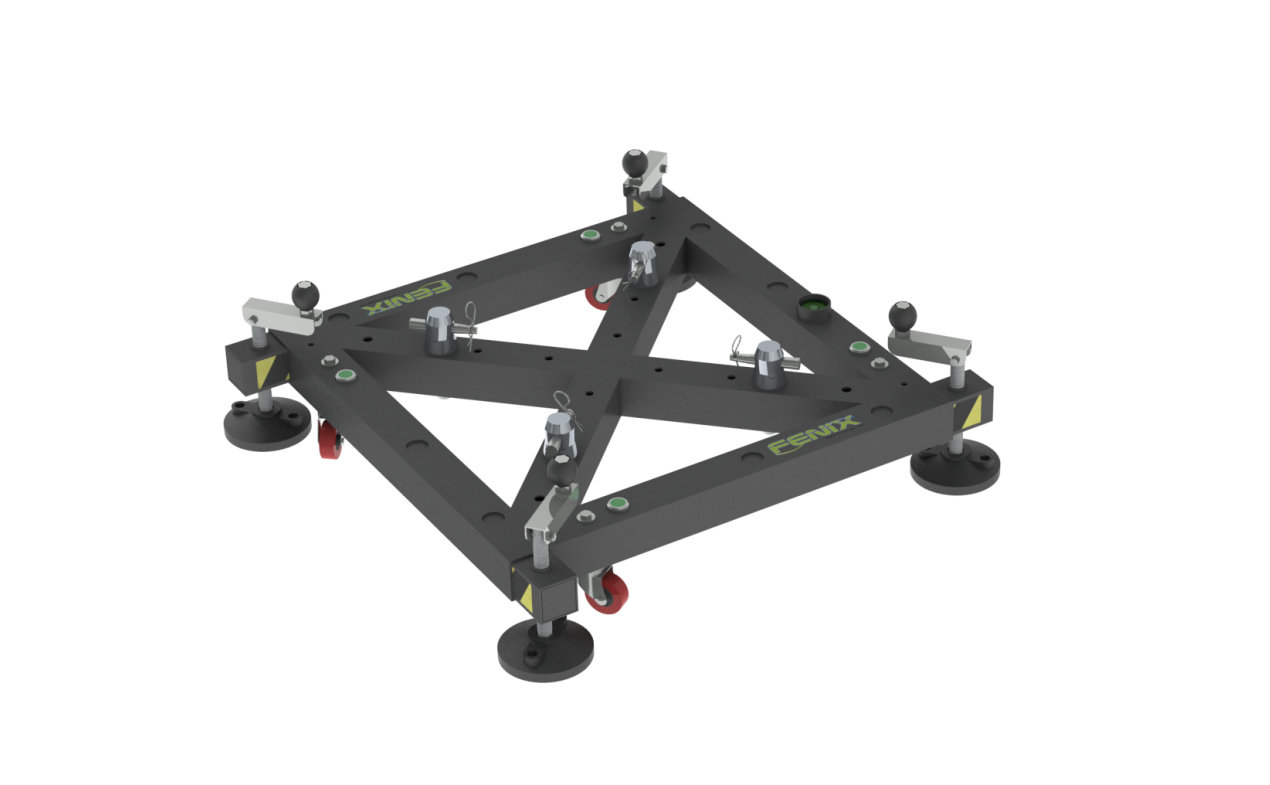 FENIX Ac-630w stabilizirajuća baza s rastezljivim nogama i kotačima