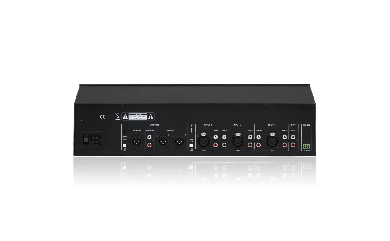 ECLER - 4-kanalano pojačalo eCOMPACT4BT