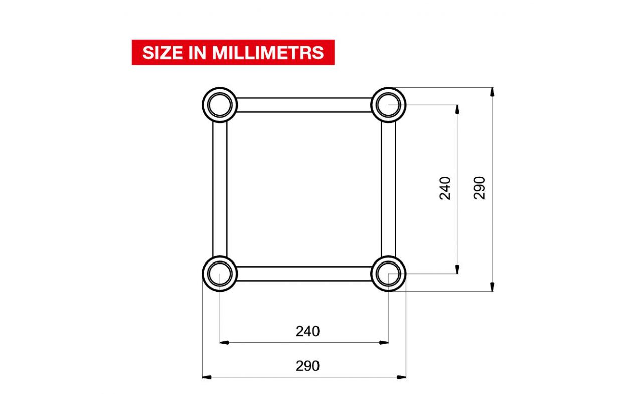 Aluminijski truss FT34-50