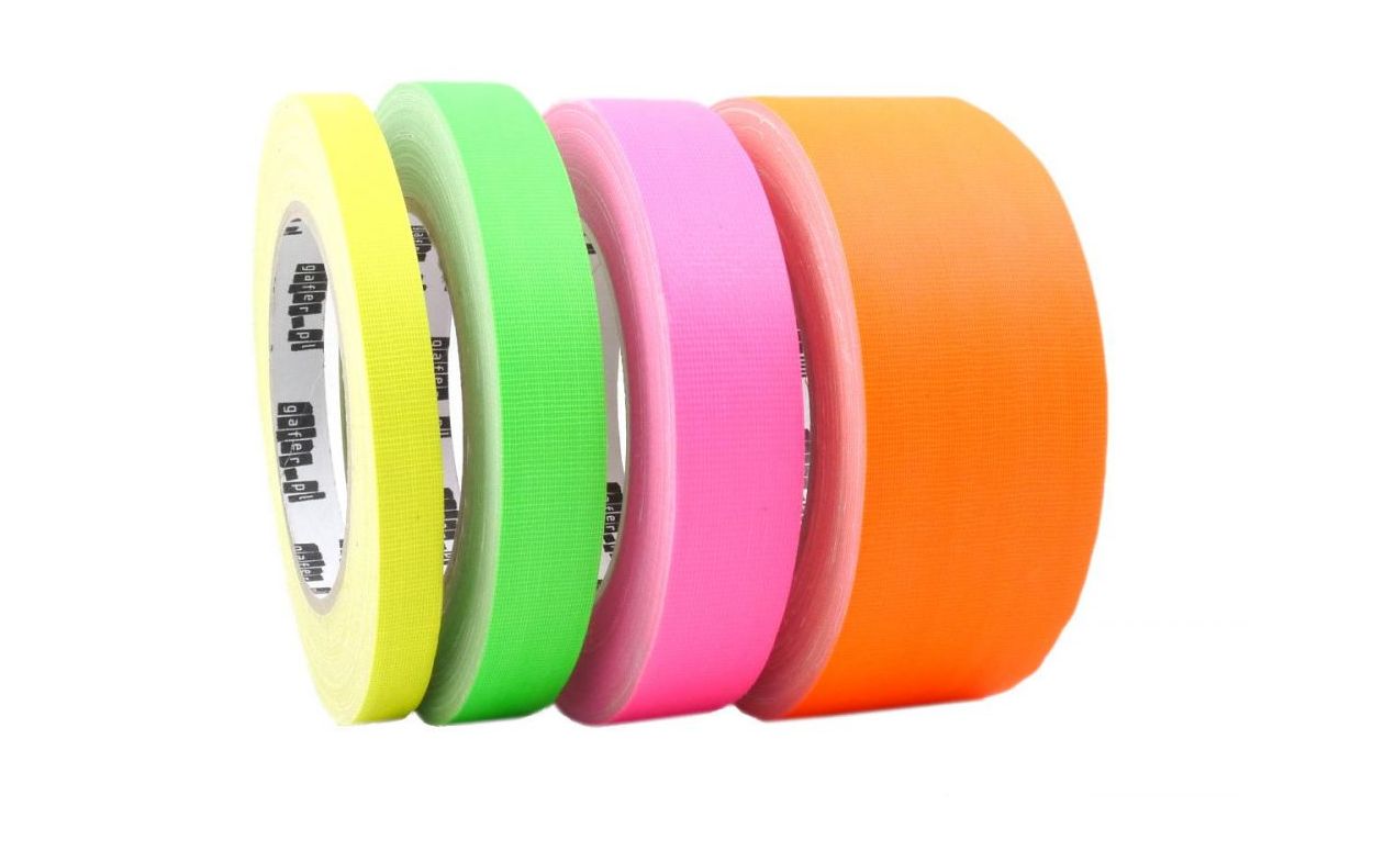 gafer.pl fluorescent tape 48mm x 25m - PINKY