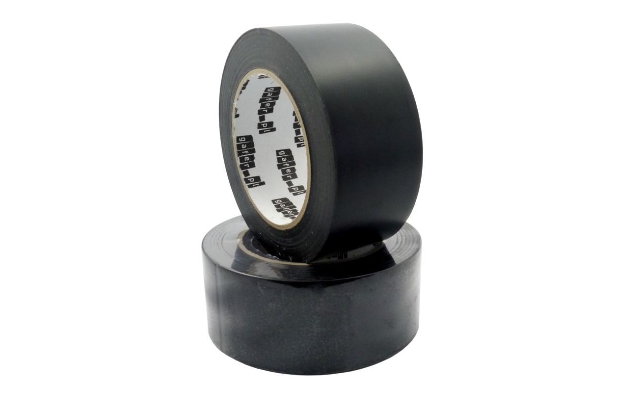 gafer.pl dance floor PVC black matt 50mm x 33m