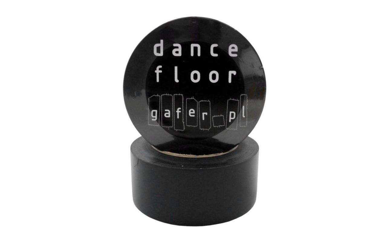 gafer.pl dance floor PVC black matt 50mm x 33m
