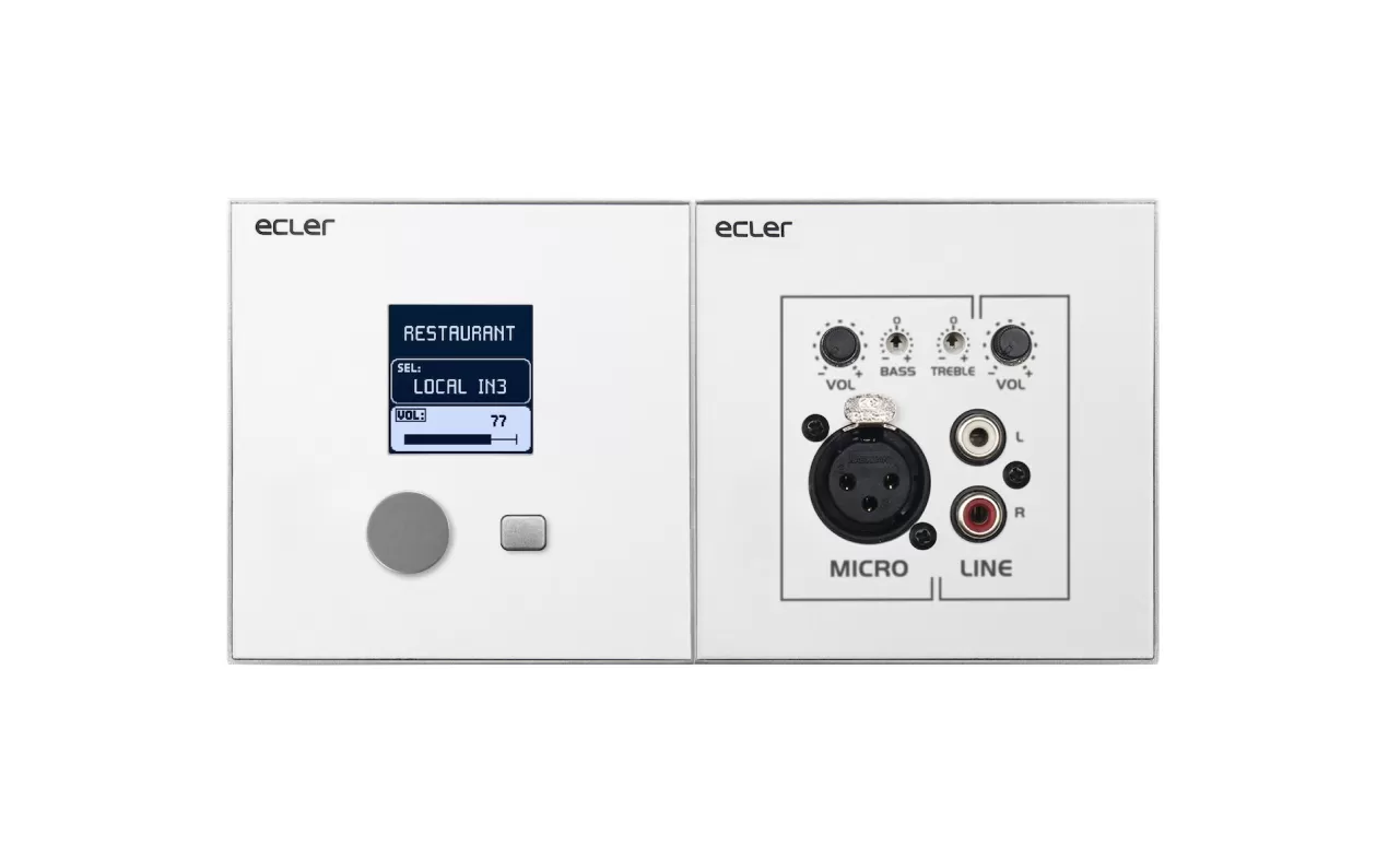 ECLER - eMCONTROL1 - digitalna zidna kontrola