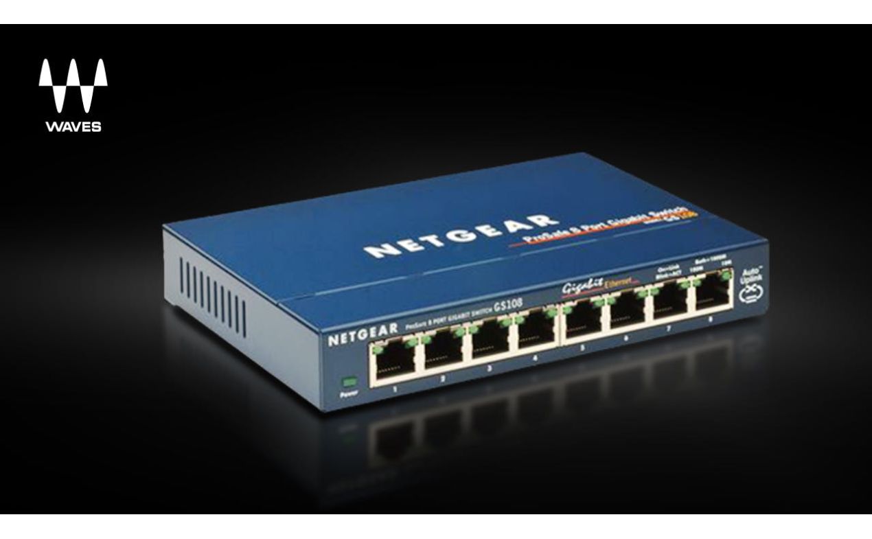 WAVES NETGEAR GS108 V4 8-Port Switch