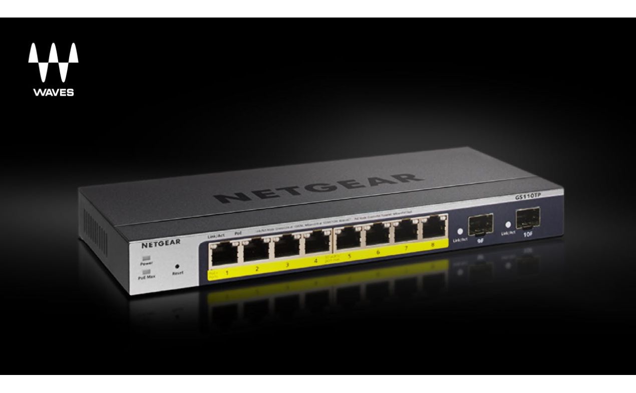 WAVES NETGEAR GS110TP v3 10-Port Switch