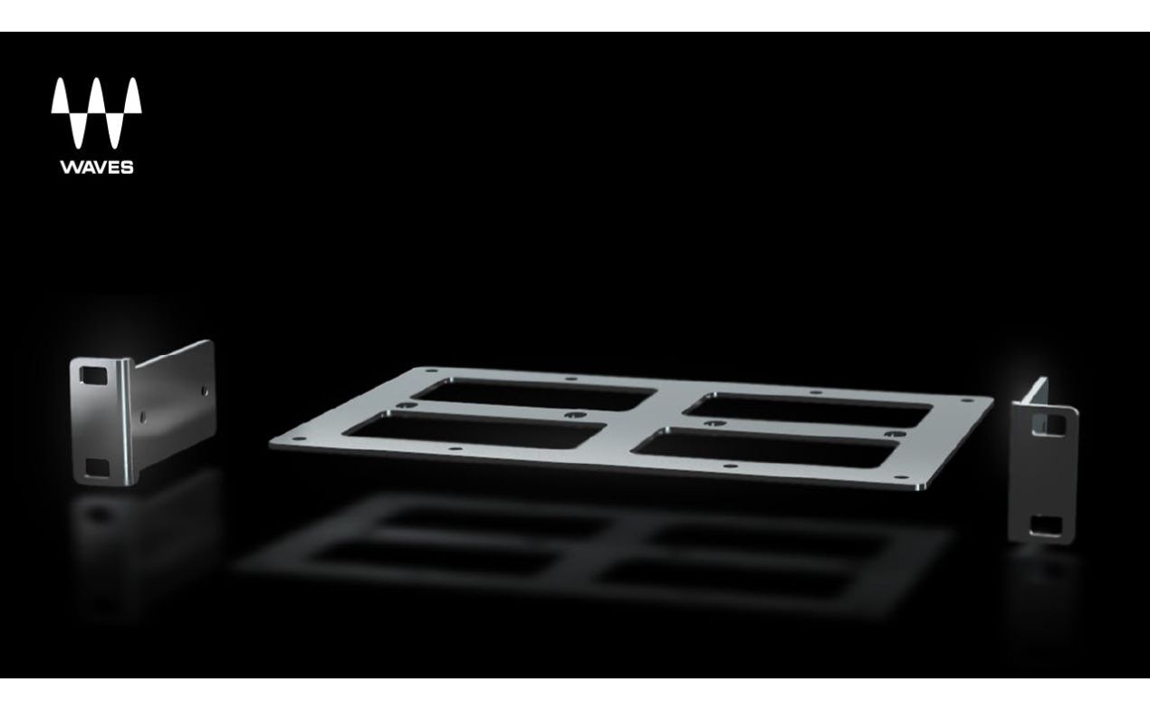 WAVES Dual Rack Mounting System for 1U Half-Rack SoundGrid Devices