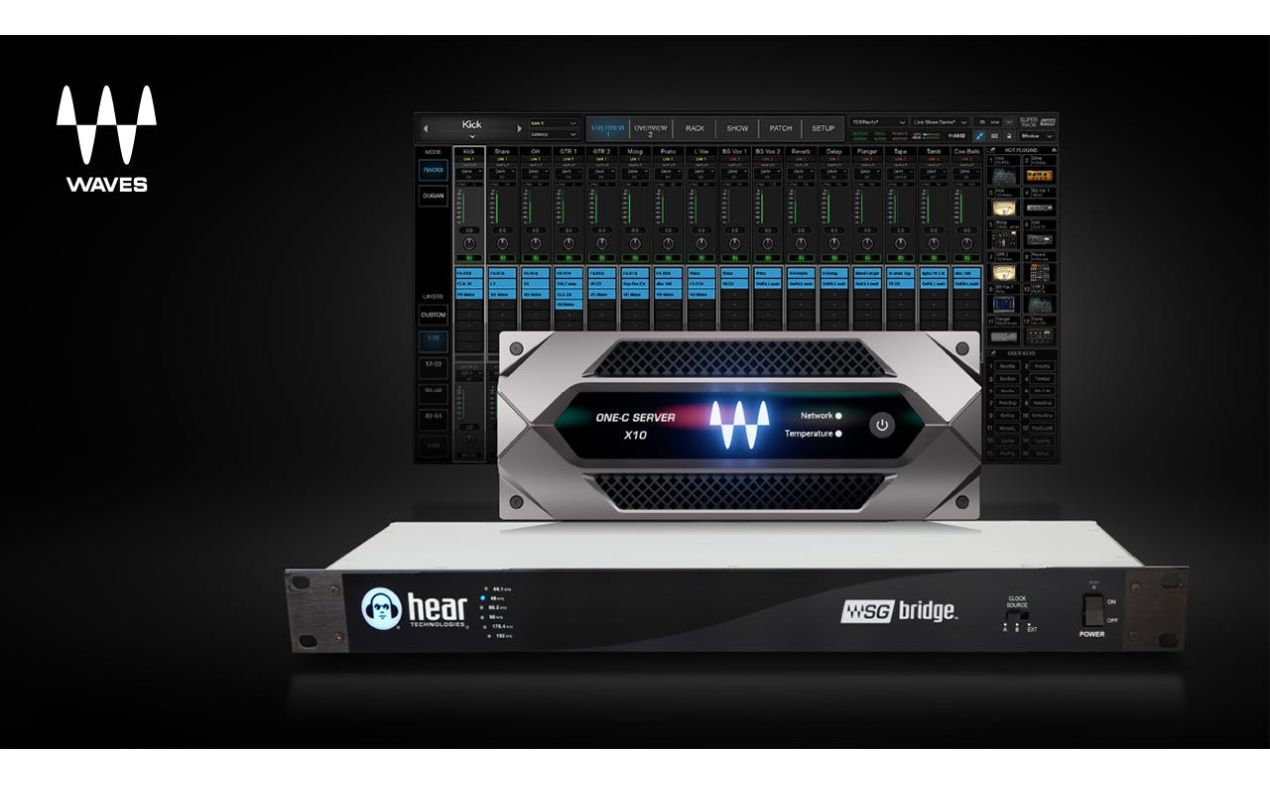 WAVES SuperRack One-C-Combo for Dante System