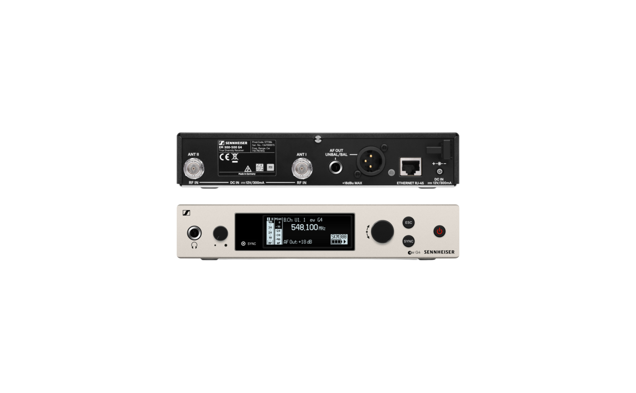 SENNHEISER EM 300-500 G4-GW - prijamnik s OLED zaslonom