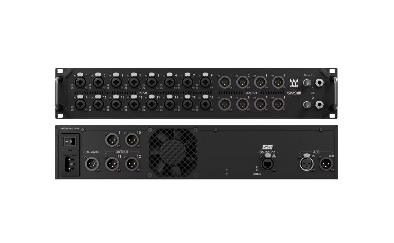 Waves IONIC 16 -SoundGrid stagebox 16-in /12-out