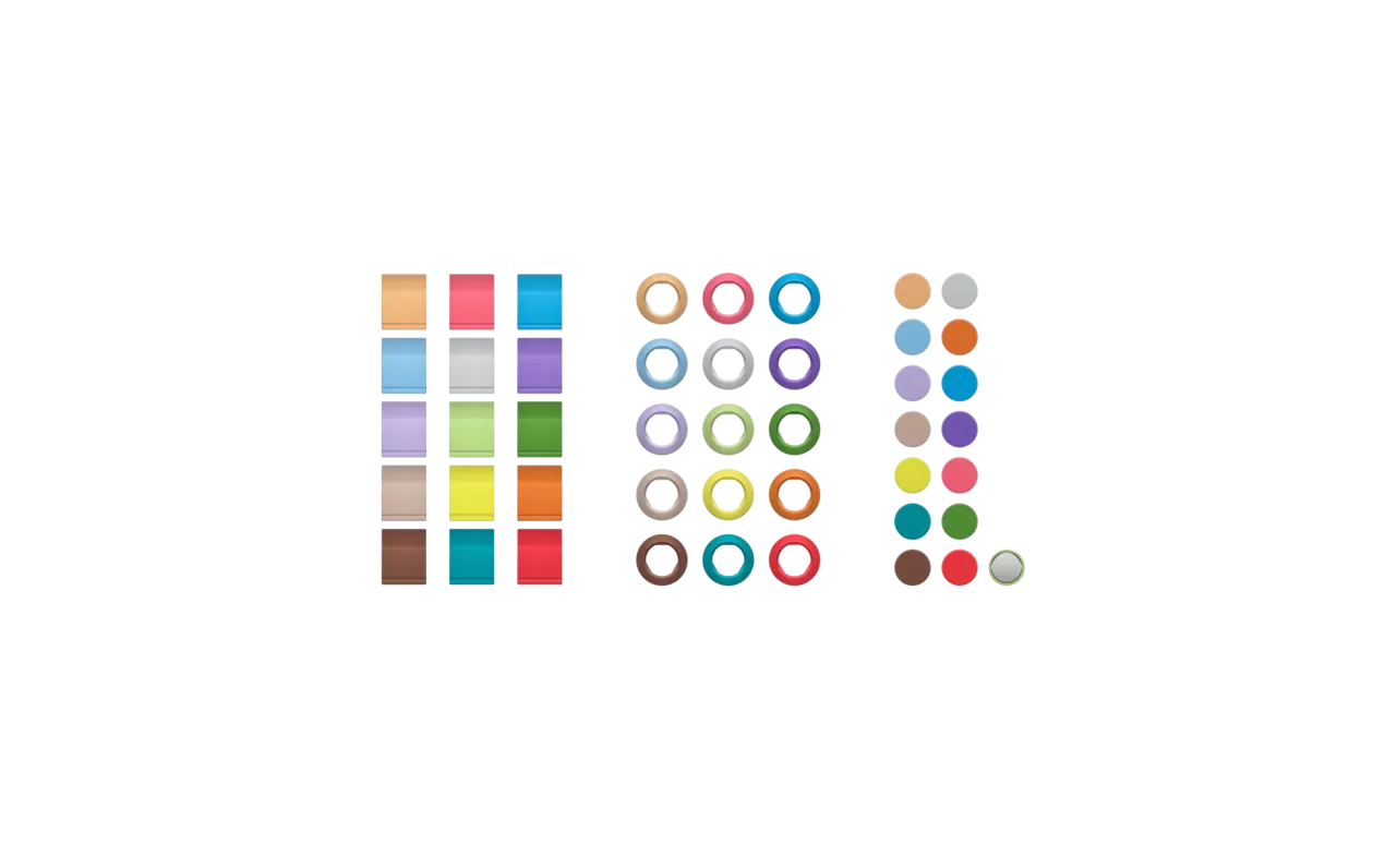 SENNHEISER EW-D COLOR CODING SET - oznake u boji
