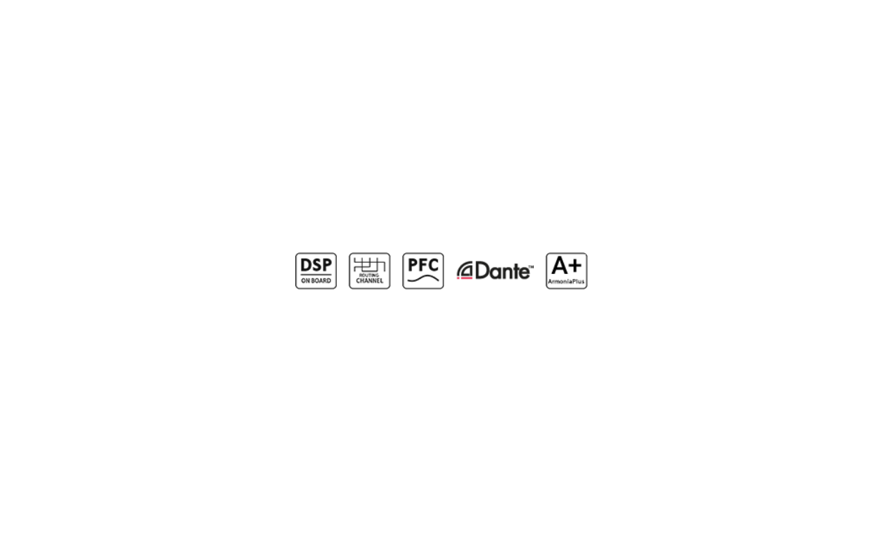 Powersoft T604 DSP + DANTE