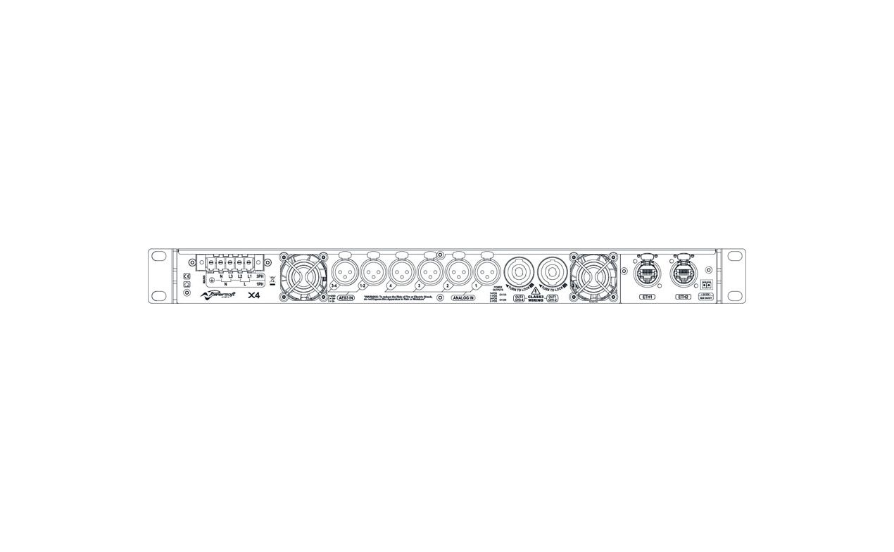Powersoft X4 DSP + ETH
