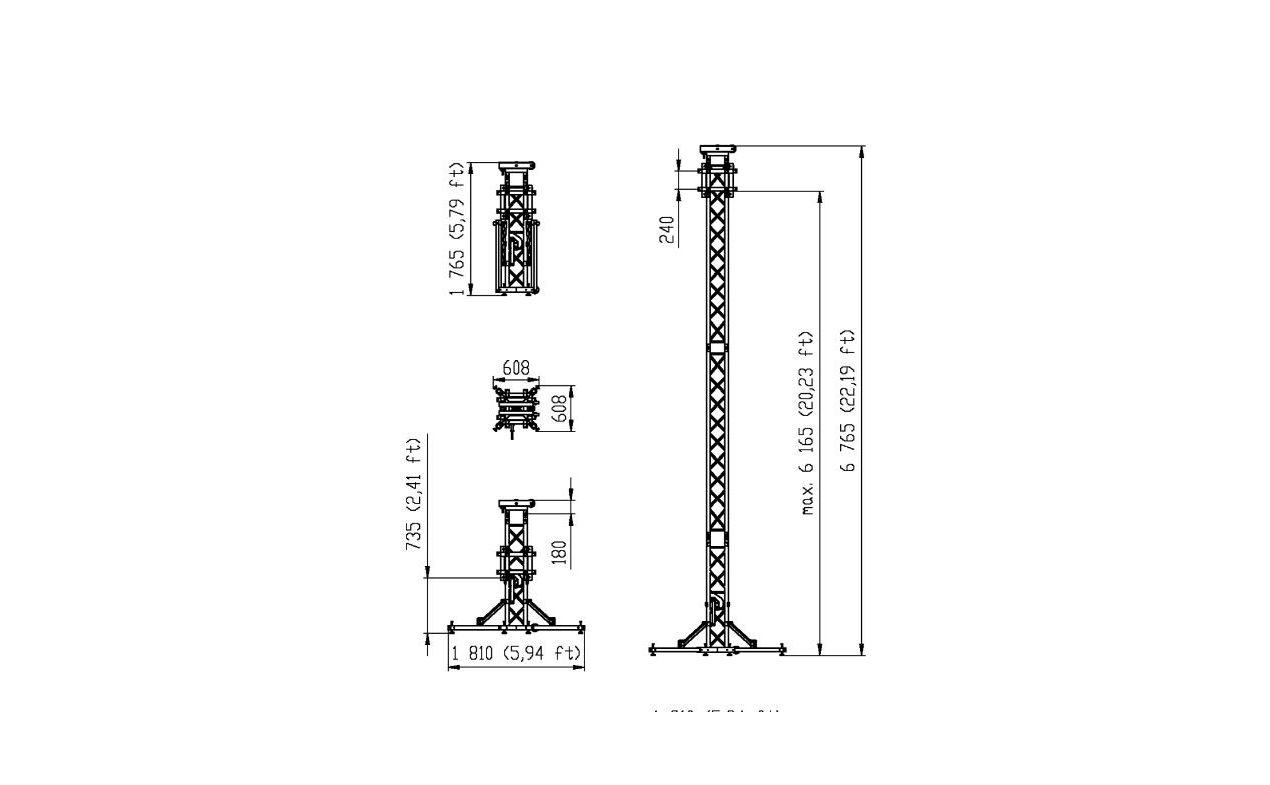 Toranj za aluminijsku konstrukciju FT-Tower 5