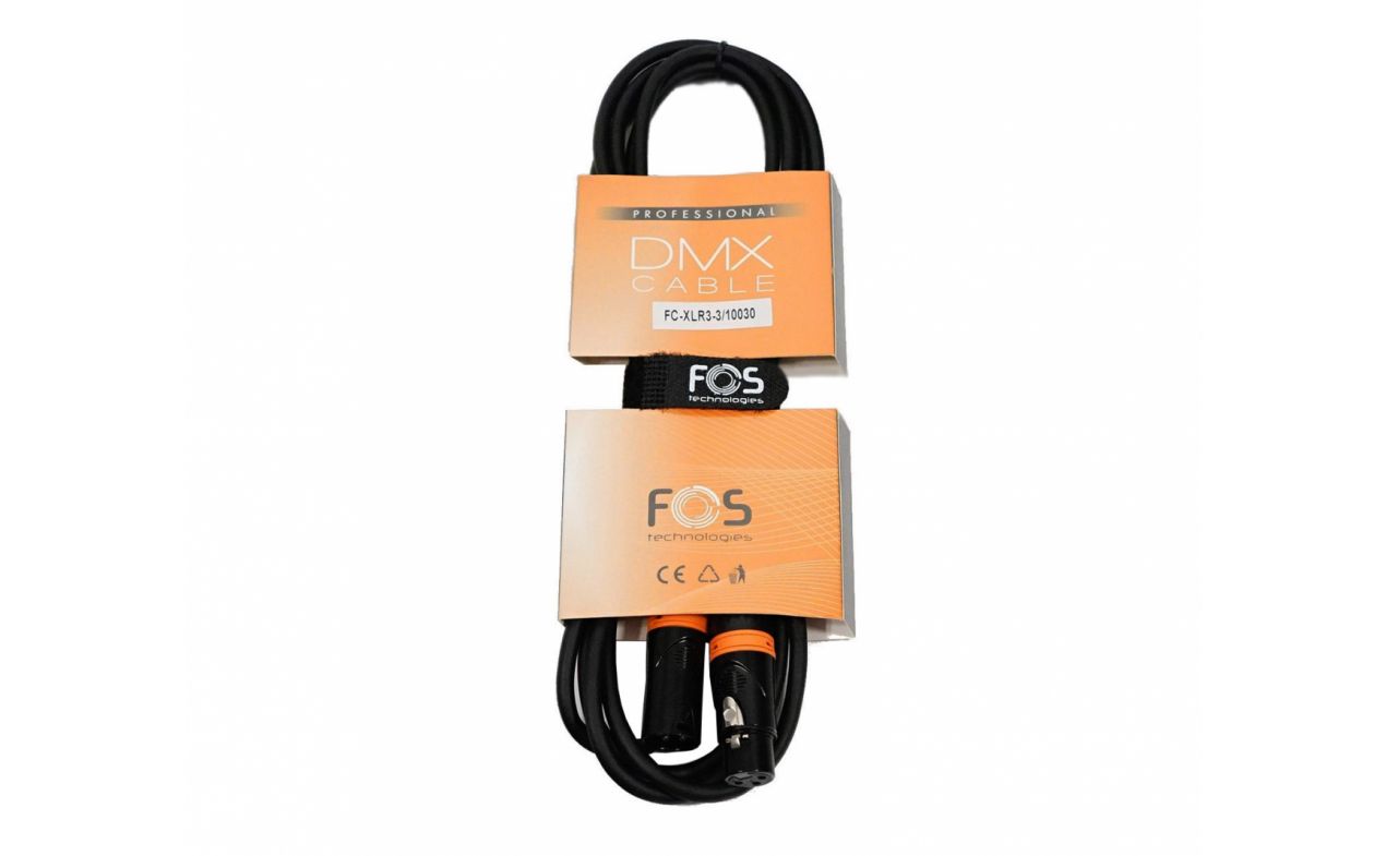 FOS DMX kabel FC-XLR3-3
