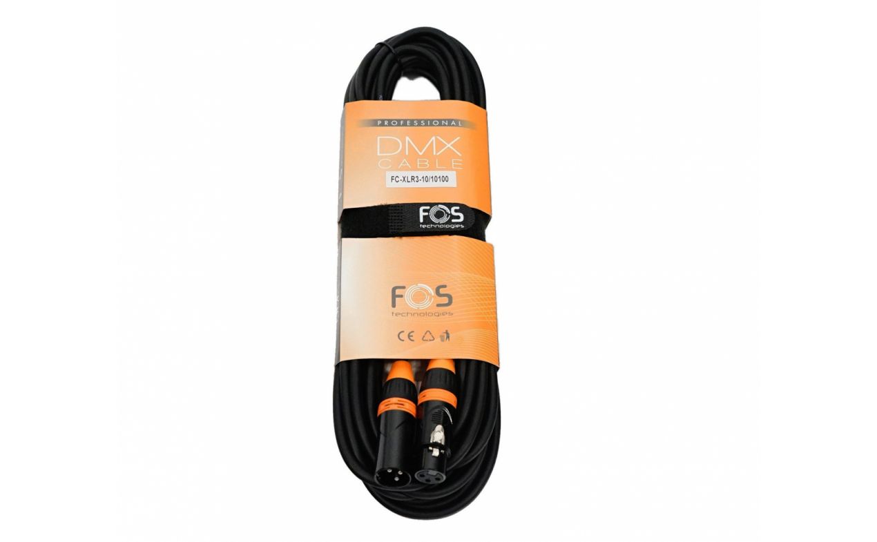 FOS DMX kabel FC-XLR3-10