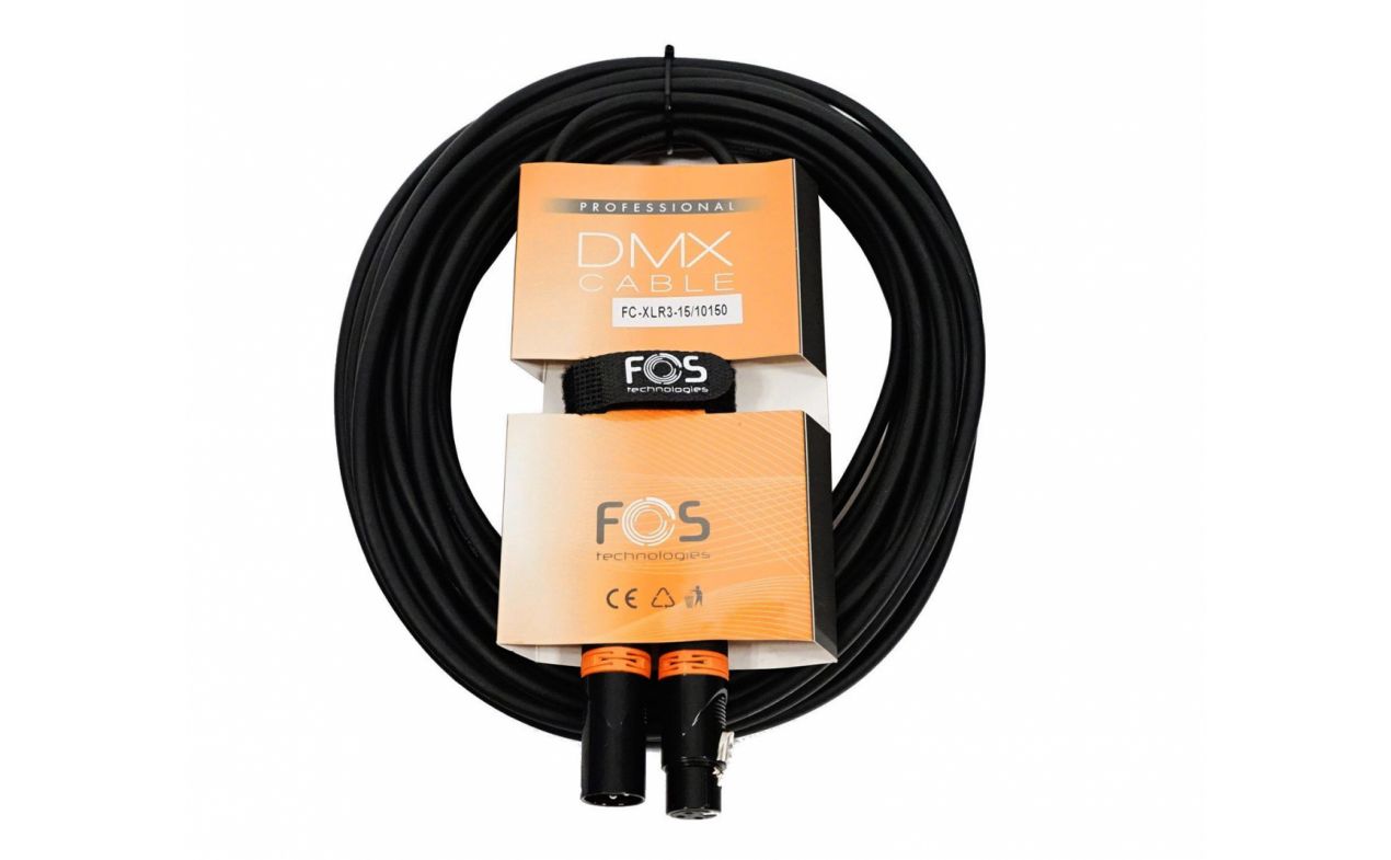 FOS DMX kabel FC-XLR3-15