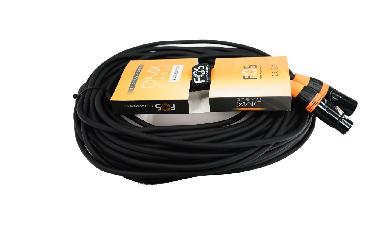 FOS DMX kabel FC-XLR3-30