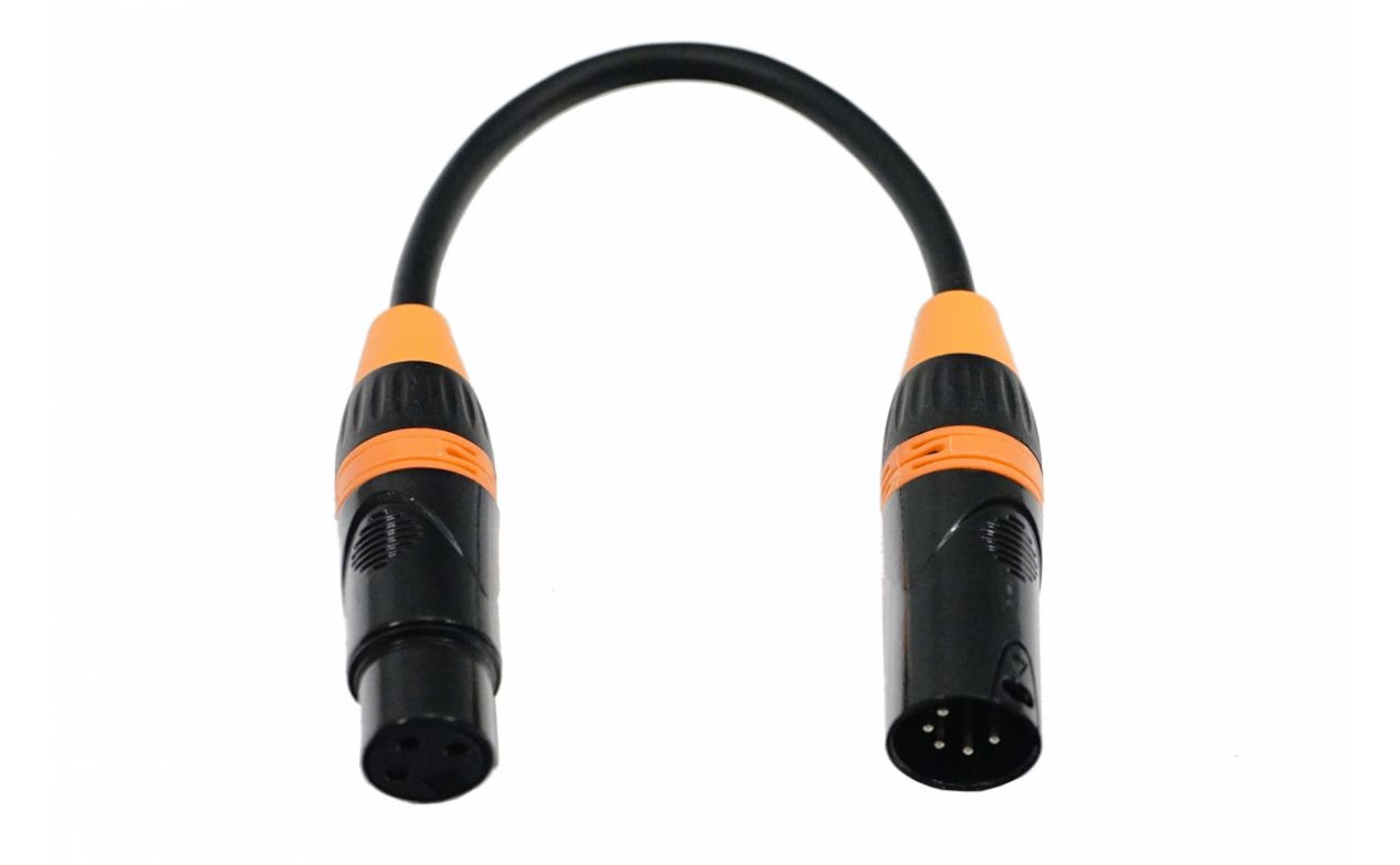 FOS DMX kabel adapter FC-XLR-3F5M