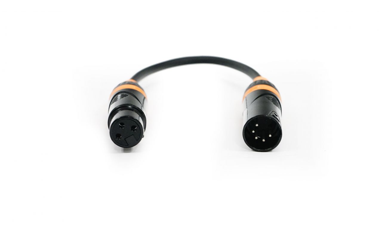 FOS DMX kabel adapter FC-XLR-3F5M