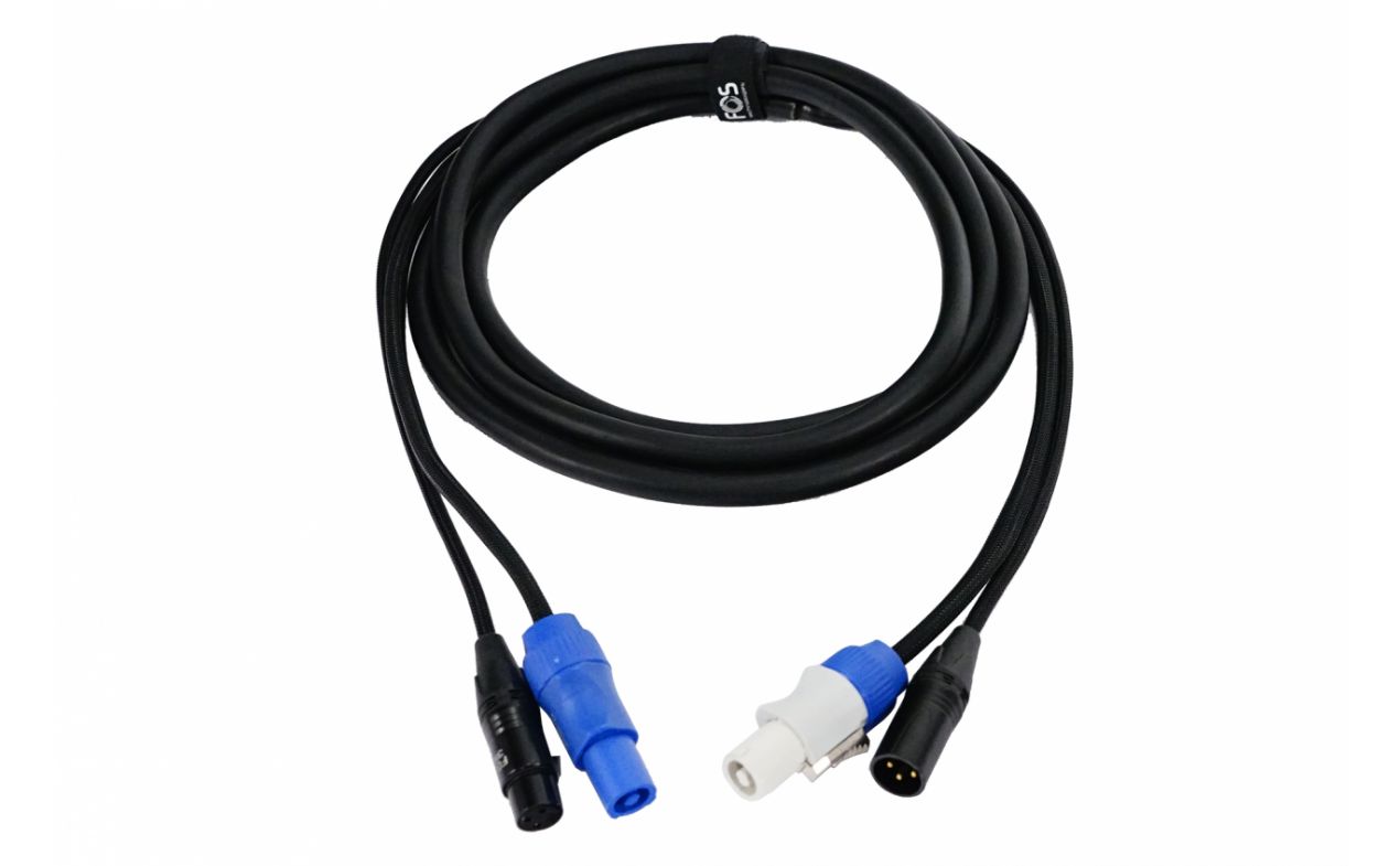FOS PowerCon / DMX  kabel FC-PDC-3