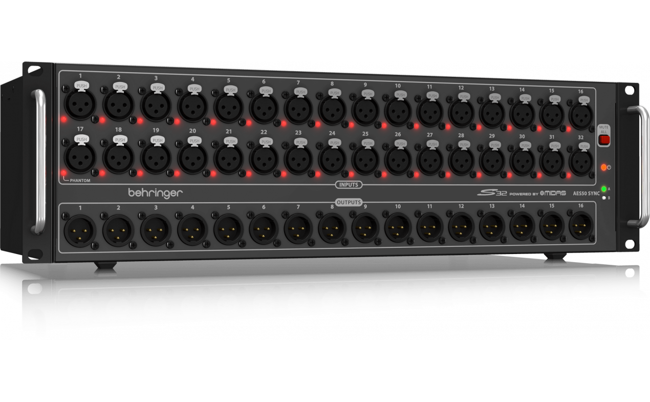 Behringer X32 compact + case za mikser + S32 stage box
