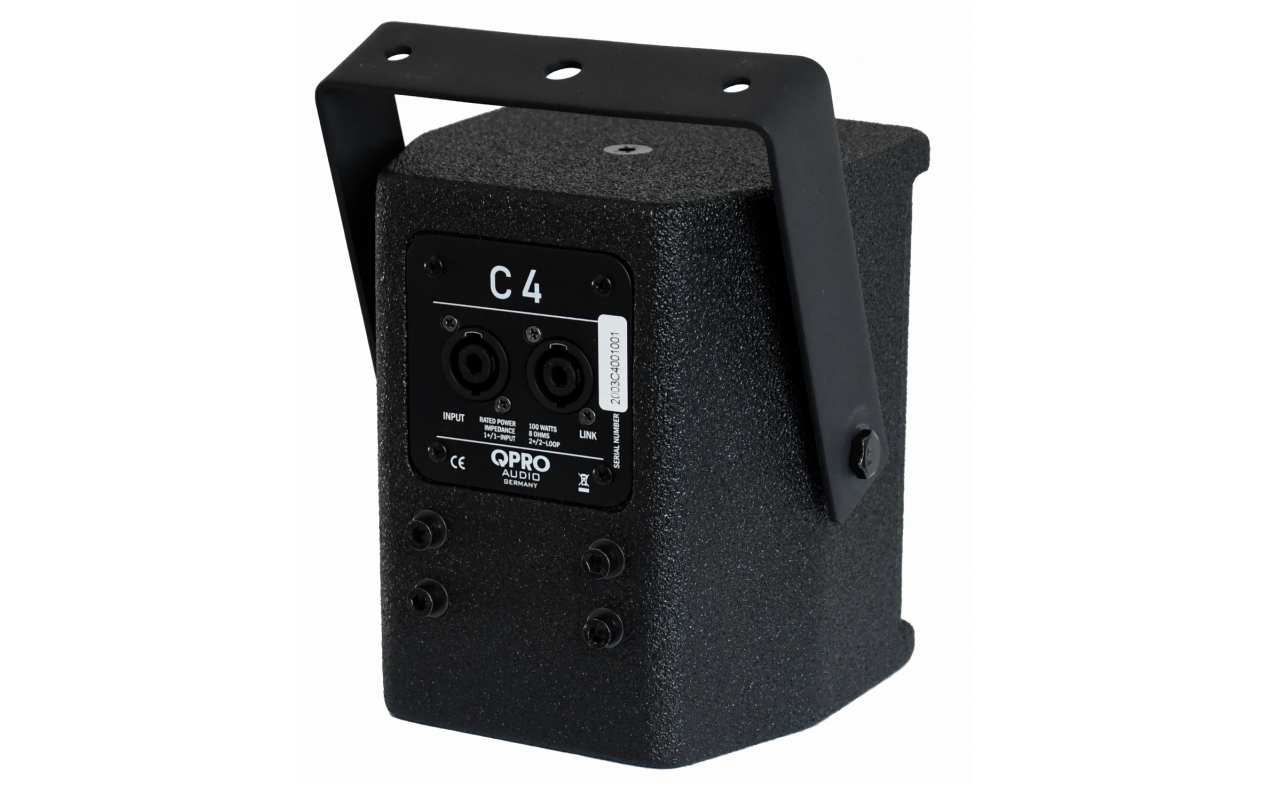 QPRO Audio C4 coaxial 100W/RMS @ 16 Ohms, IP54